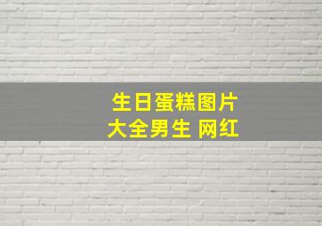 生日蛋糕图片大全男生 网红